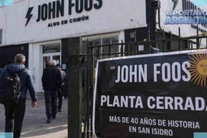 John Foos cierra su planta