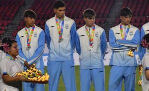 Juan Guillermo Aimale medalla de plata