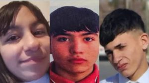 Maria Valentina Ortiz Brizuela, Brian Exequiel Altamirano y Lucas Julian Sosa