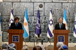 Milei y Herzog en israel