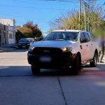 Investigan un accidente vial que dejó herida a una peatona de 76 años