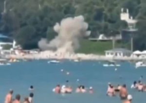 ataque con drones en el mar negro