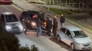 atropellan, empujan y discusion de transito mdp