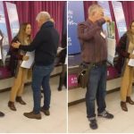 El gesto de un vecino desató tensión en un acto oficial