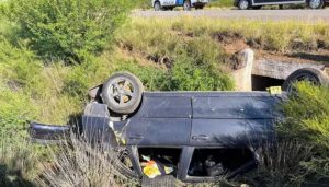 choque y vuelco san luis