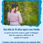 Convocan a familias puntanas para brindarle hogar a una niña de 10 años que quieren que la adopten