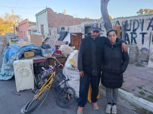 desalojados en la calle en san luis