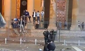 disturbios festejos mundial en san luis