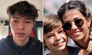 geraldine mayer y su hijo