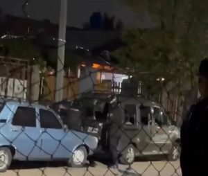 gritos golpes a la salida de la cancha en san luis