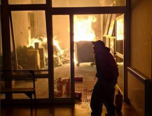 incendio en sociales de la uba