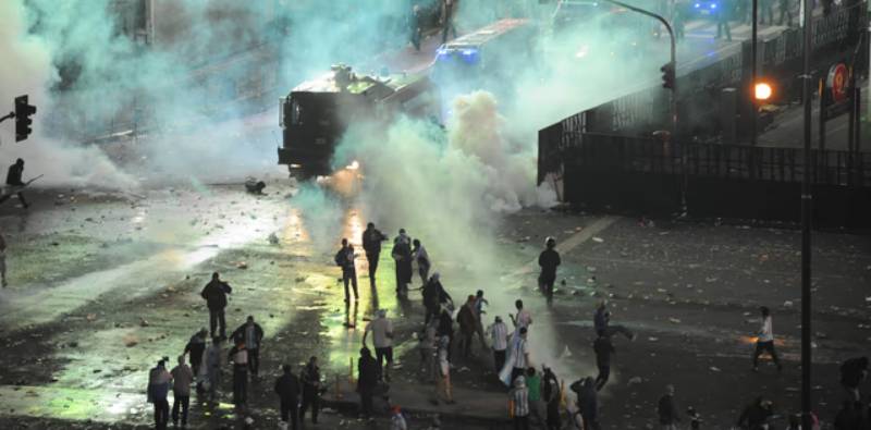 incidentes en el obelisco
