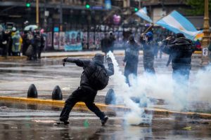 incidentes en marcha universitaria