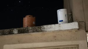 lavarropas sobre el techo