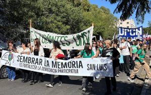 marcha por el golpe san luis