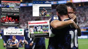medios la derrota de inglaterra