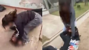 menores a las trompadas