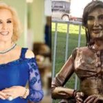 Mirtha disconforme y sorprendida por la estatua en Villa Cañás