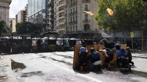 molotov en el congreso