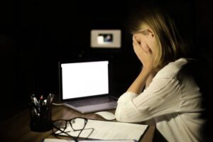 mujer sin trabajo