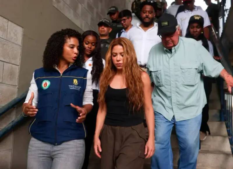 shakira terremoto en colombia