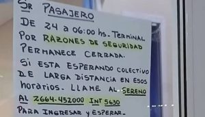 terminal de la toma