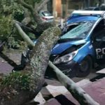 Tormenta feroz en el AMBA: vientos, inundaciones y un rescate en las alturas