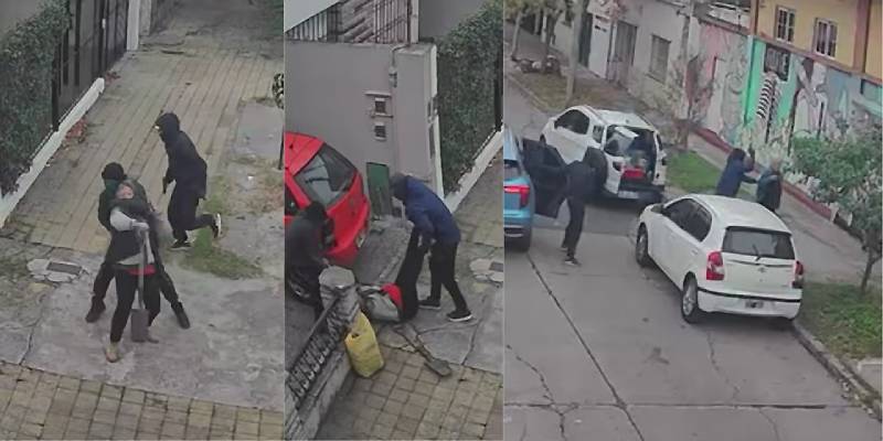 violento raid delictivo en haedo